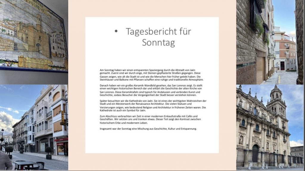 (c) Lloyd 2026: Tagesbericht des Jaén-Austauschs vom 8.2.26