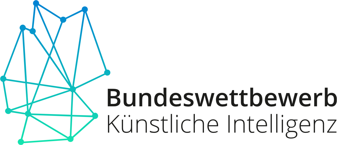 Logo des Bundeswettbewerbs Künstliche Intelligenz