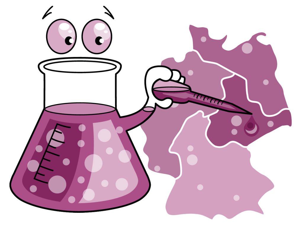 Logo des Wettbewerbs "Chemie die stimmt"