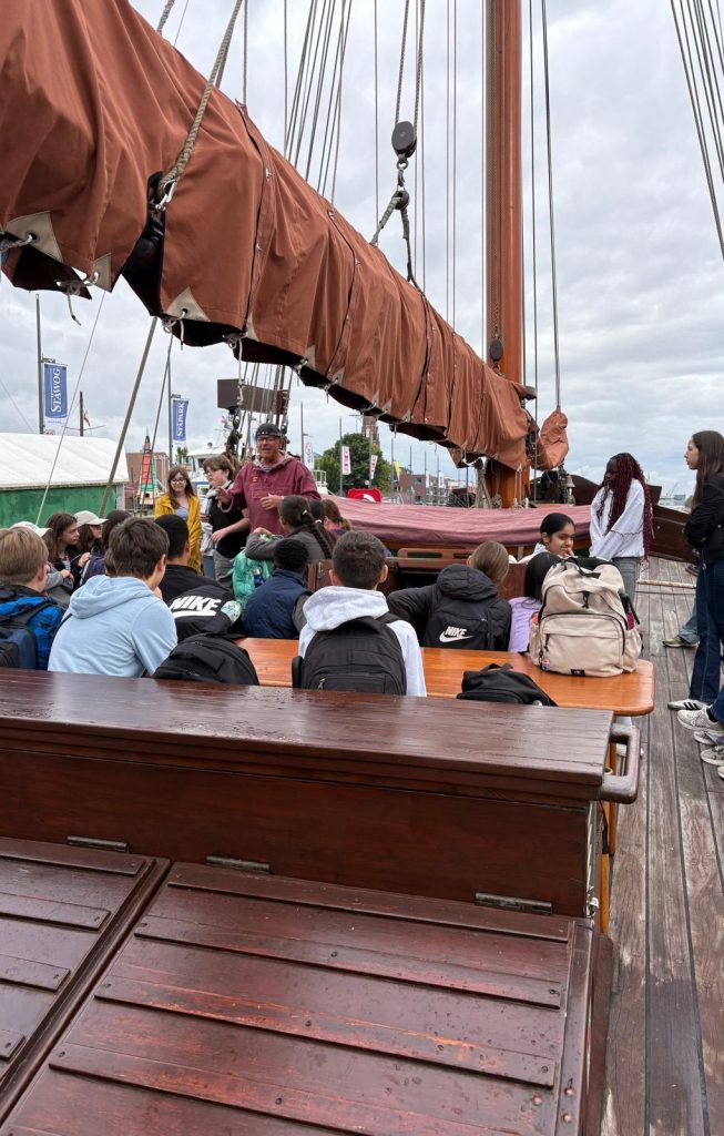 auf dem Schiff